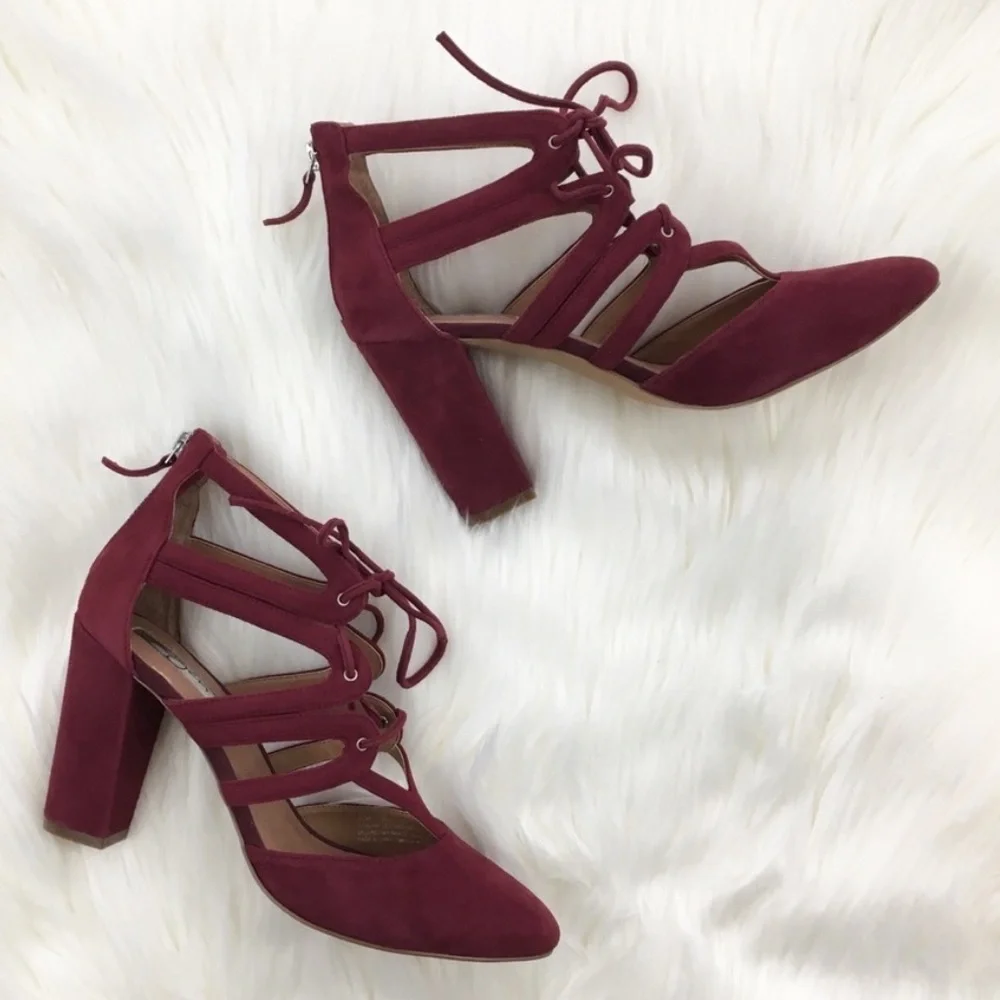 Halogen Sydney Suede Leather Heel Sandal
